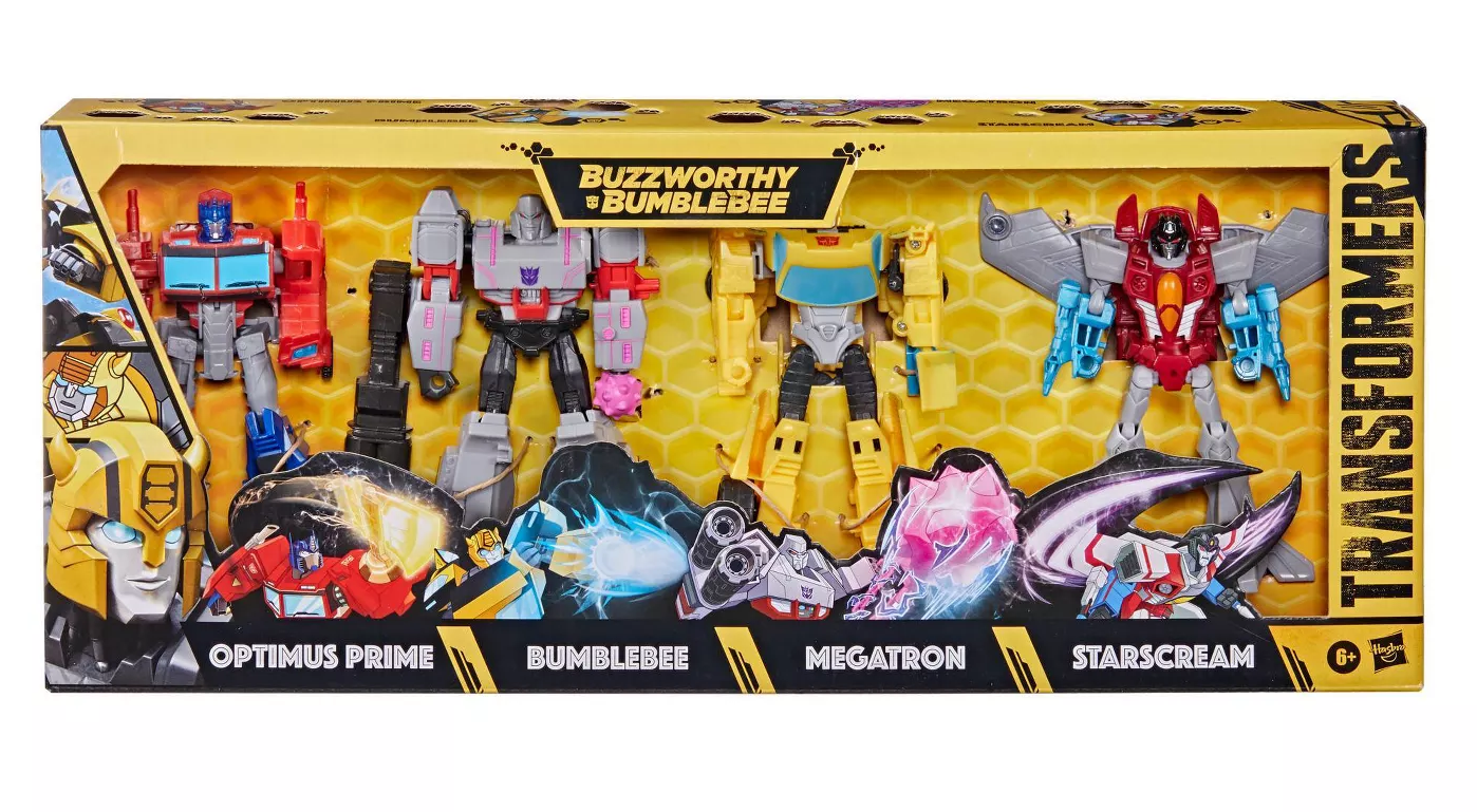 Toy News Target Posts Listing for Buzzworthy Bumblebee Warrior Class 4 Pack Ben s World of Transformers